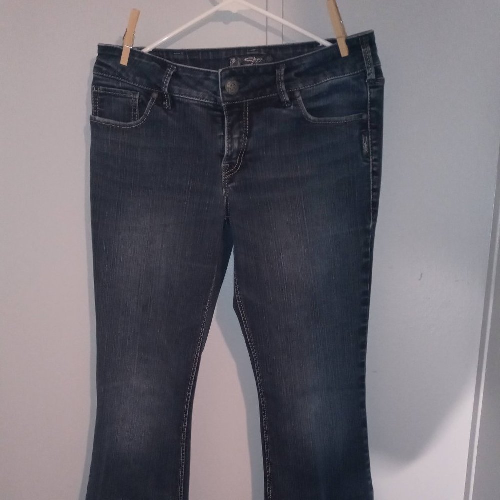 Silver Suki Jeans
